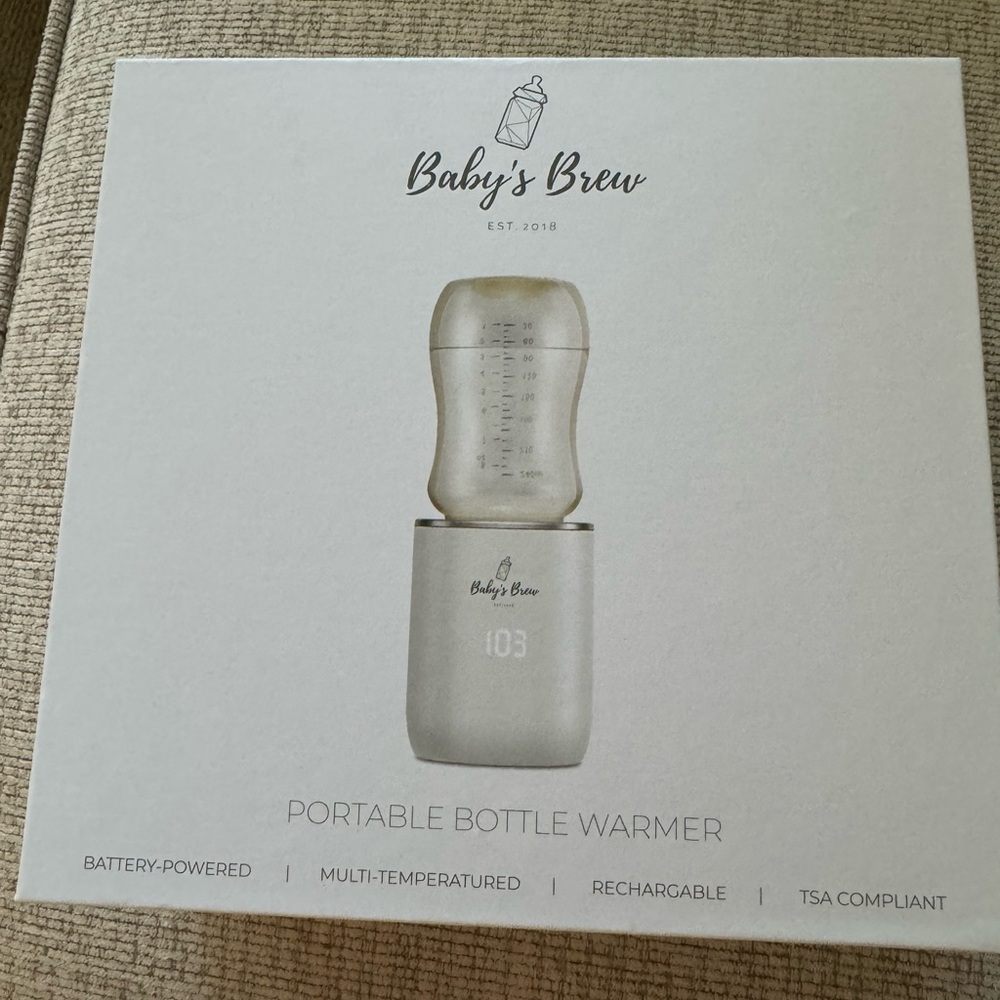 NEW Baby Brew Portable bottle warmer